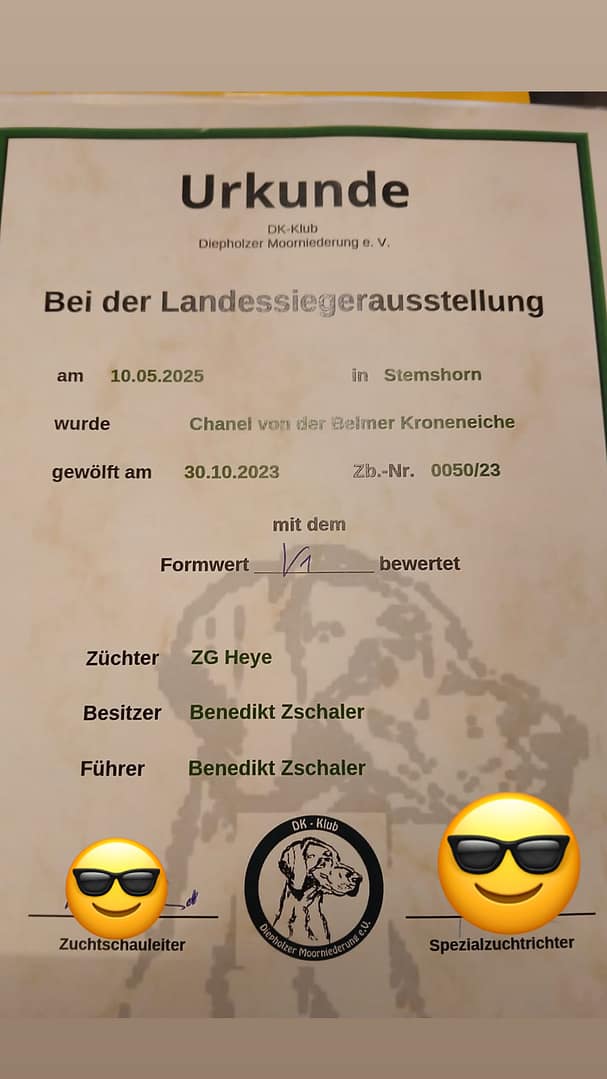 Chanel von der Belmer Kroneneiche